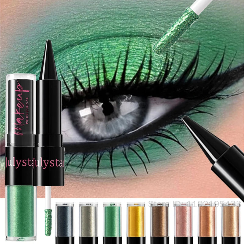 2-in-1 Glitter Metallic Liquid Eyeshadow & Eyeliner Pen