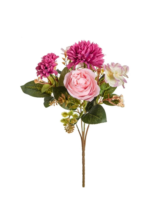 Silk Peony & Chrysanthemum Artificial Flowers – Wedding Décor