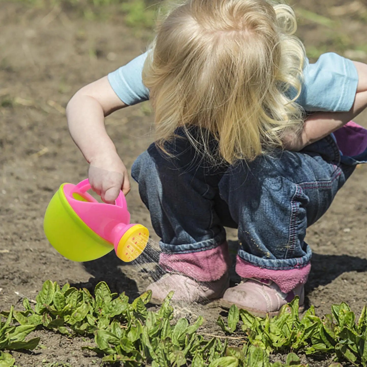 Mini Watering Can Toy for Kids – Beach, Garden & Bath Play