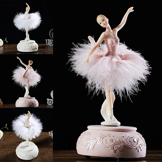 Creative Ballerina Music Box Exquisite Workmanship Dancing Doll Music Box for Teen Girls Birthday or New Year Gift Peaceful Pleasures Health and Wellness