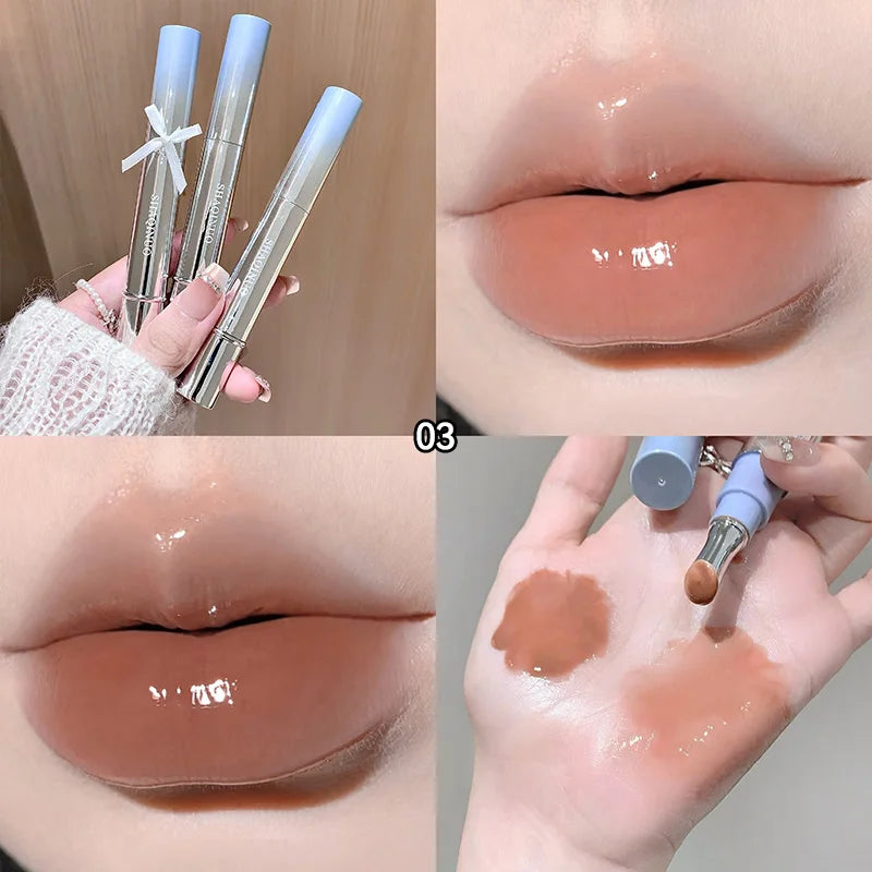 Mirror Watery Lip Gloss – Plumping Jelly Tint & Moisturizer