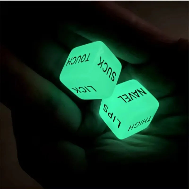 Glow in the Dark Dice 16mm – Acrylic Party Game Dice