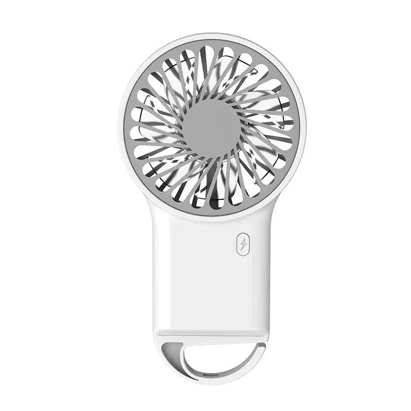 Mini USB Rechargeable Handheld Fan – 3-Speed Portable Desk Fan