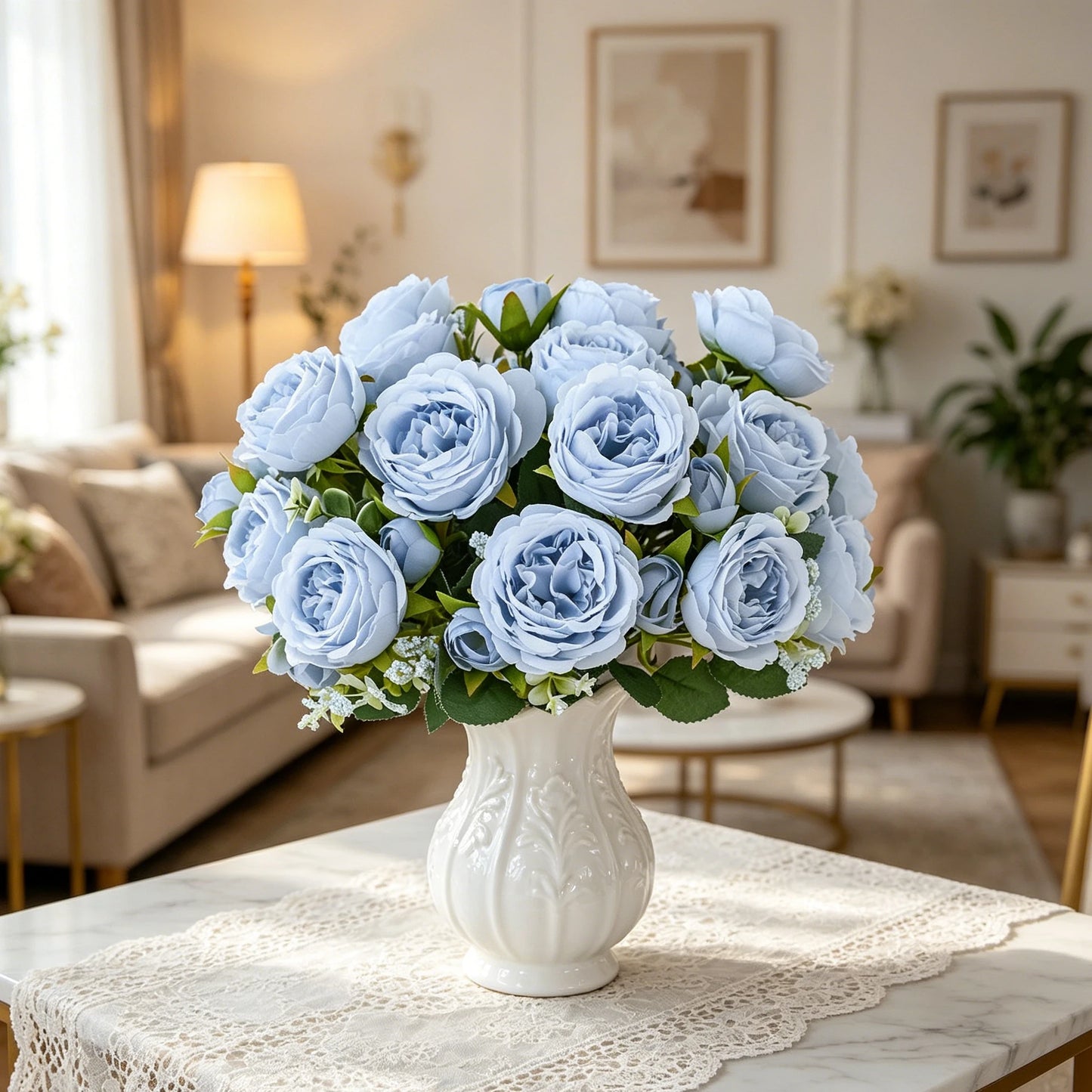 Silk Peony Artificial Flowers – Wedding & Home Decor