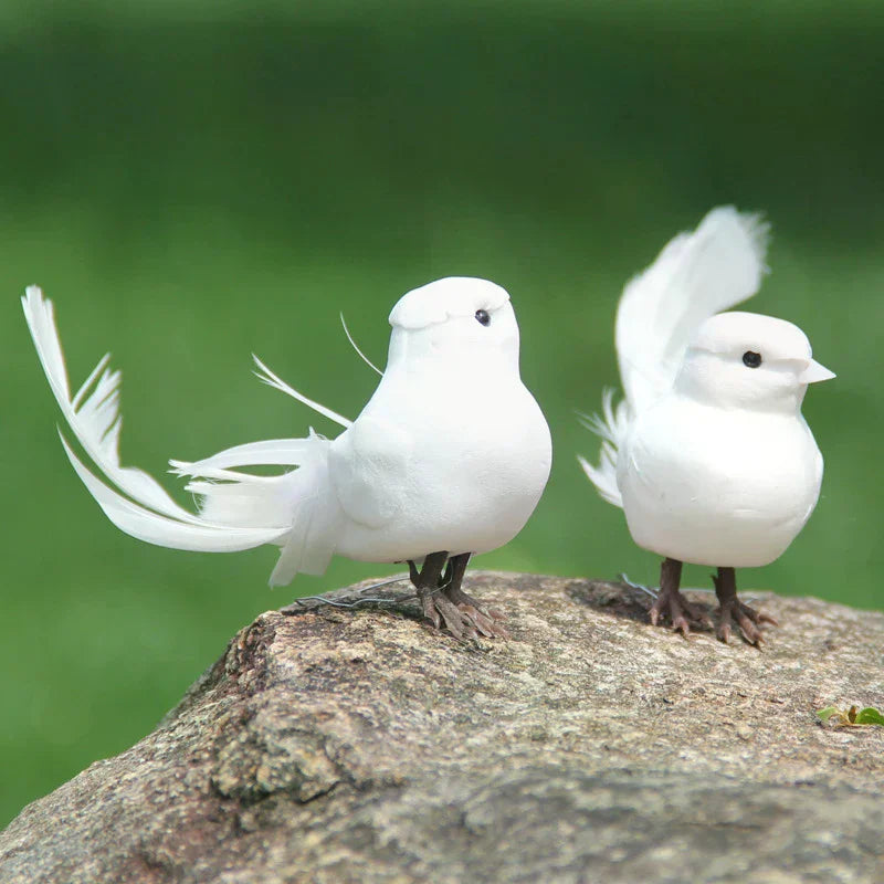 Artificial Simulation Bird Figurine | DIY Home & Garden Decor