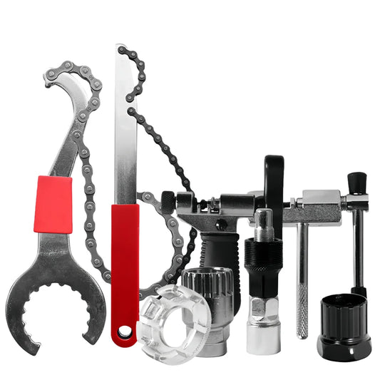 Bicycle Repair Tools for Mountain Bike chain cutter hexagonal wrench spoke wrench bracket disc bike Removal Repair tool Peaceful Pleasures Health and Wellness
