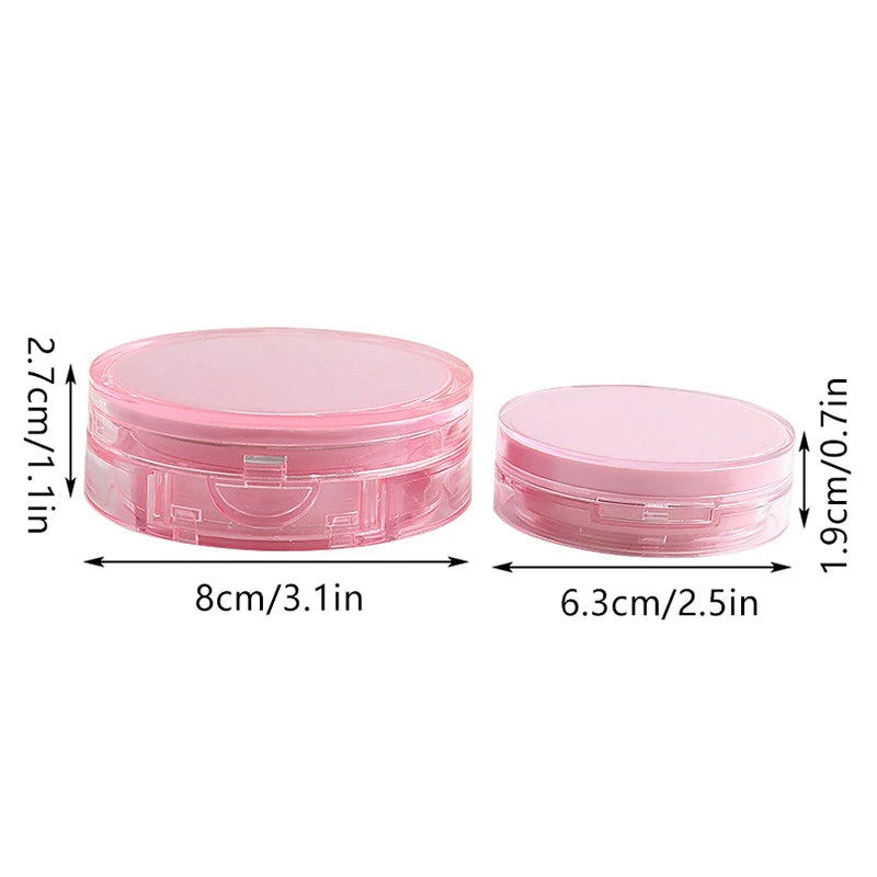 Mini Air Cushion Foundation DIY Box Empty Puff Box With Mirror For BB Cream Cosmetic Container With Sponge Makeup Skin Care Tool Peaceful Pleasures Health and Wellness