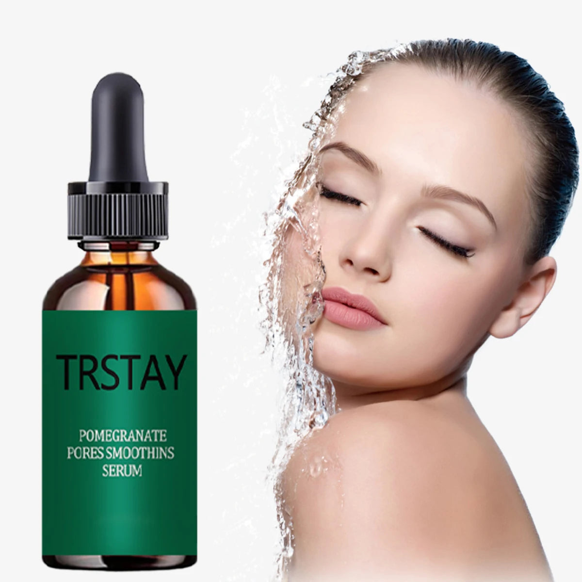 Pore Shrinking Serum Essence Pores Treatment Moisturizing Relieve Dryness Oil-Control Firming Repairing Smooth Skin Care Peaceful Pleasures Health and Wellness 30ml