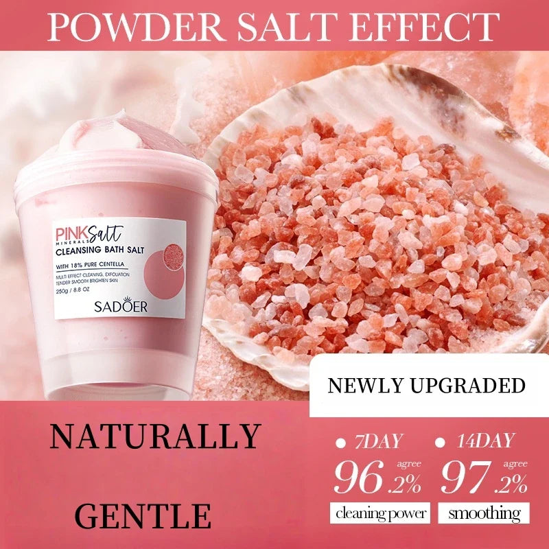 Sadoer Himalayan Bath Salt – Exfoliating Body Scrub & Cleanser
