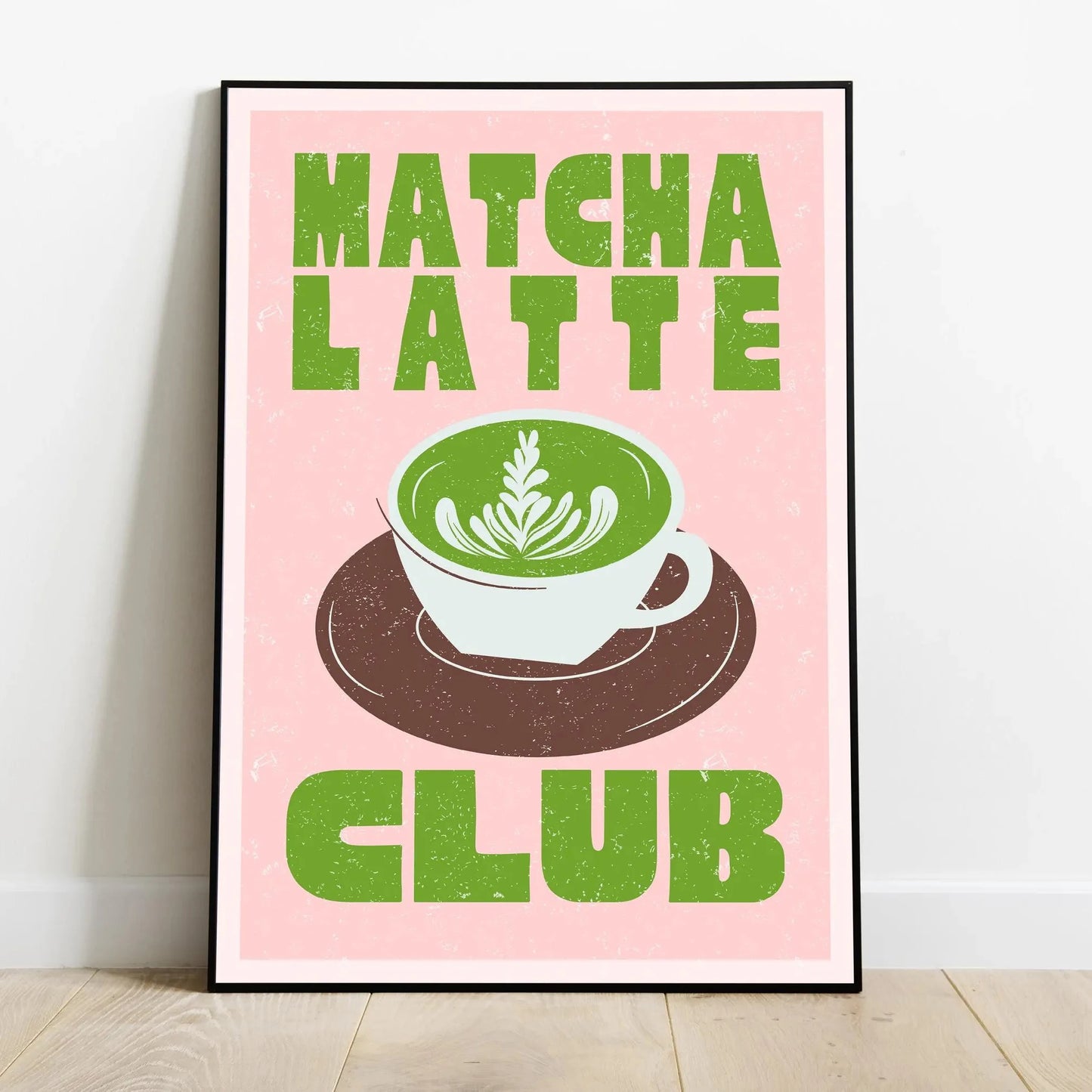 But First Cafecito Quotation Canvas Print Minimalist Matcha Club Spanish Wall Art Poster for Modern Living Room Cafe Home Decor Peaceful Pleasures Health and Wellness CT607 30x40cm Unframed