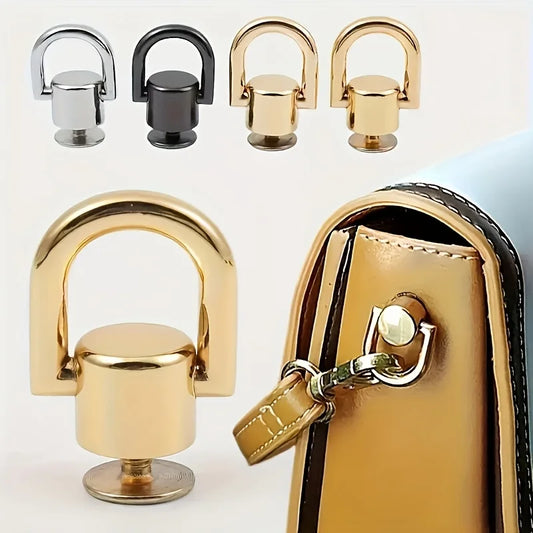 D Rings Rivets Leather Purse Stud Screw Metal Ring Studs Wallet Strap Peaceful Pleasures Health and Wellness