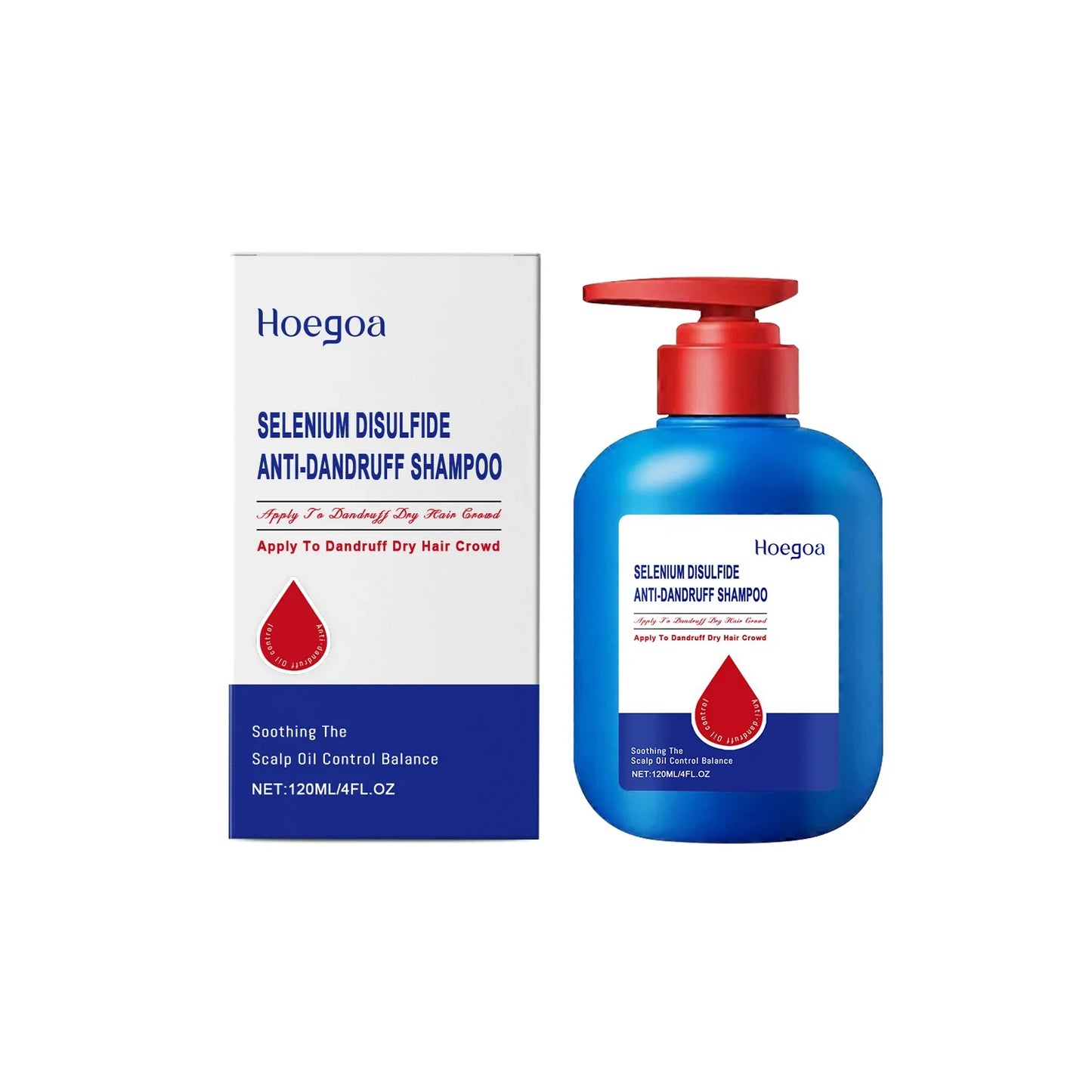 HOEGOA Selenium Sulfide Dandruff Control Shampoo 120ml