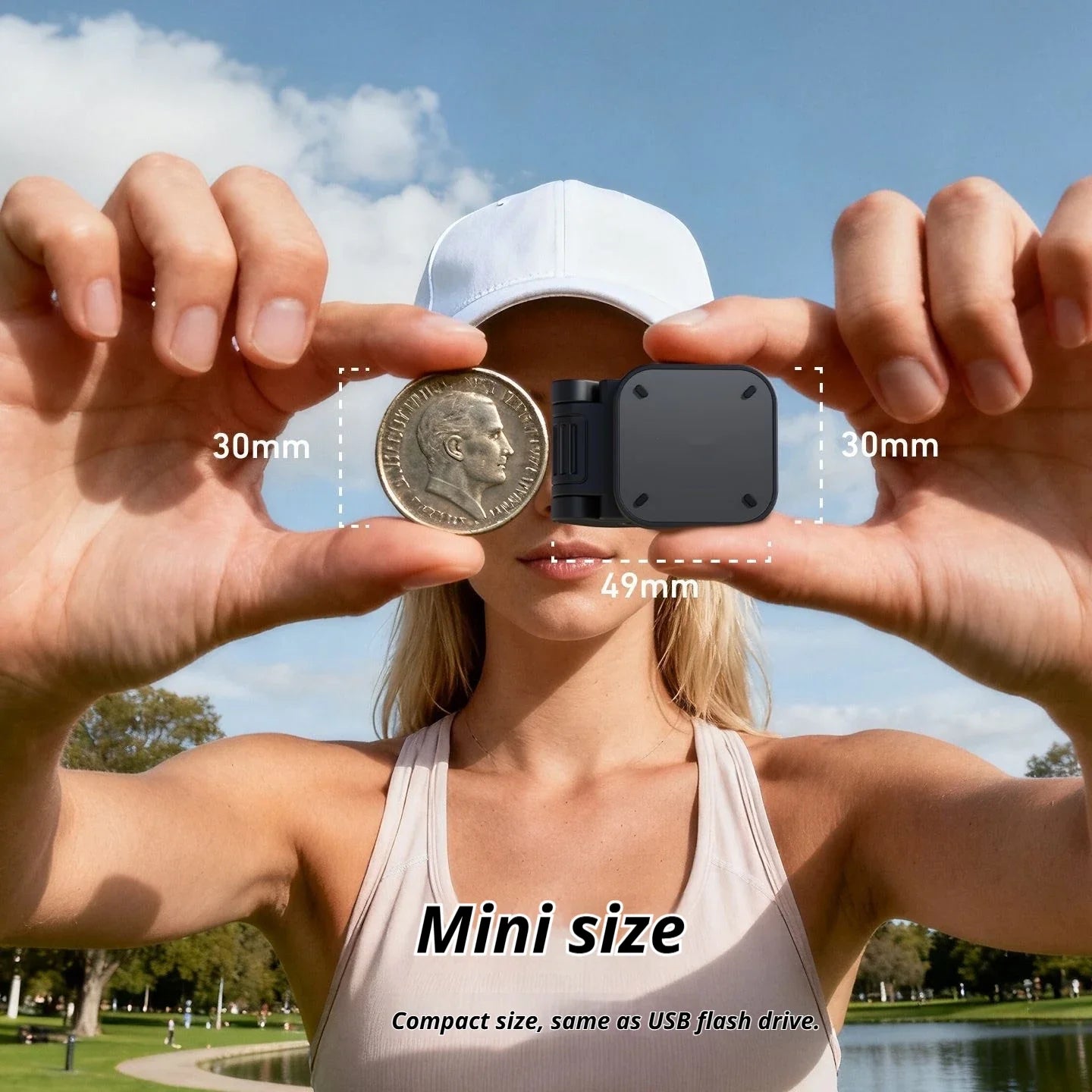 Magnetic Hat Clip Mount for Insta360 Go Ultra GO 3S & DJI Osmo