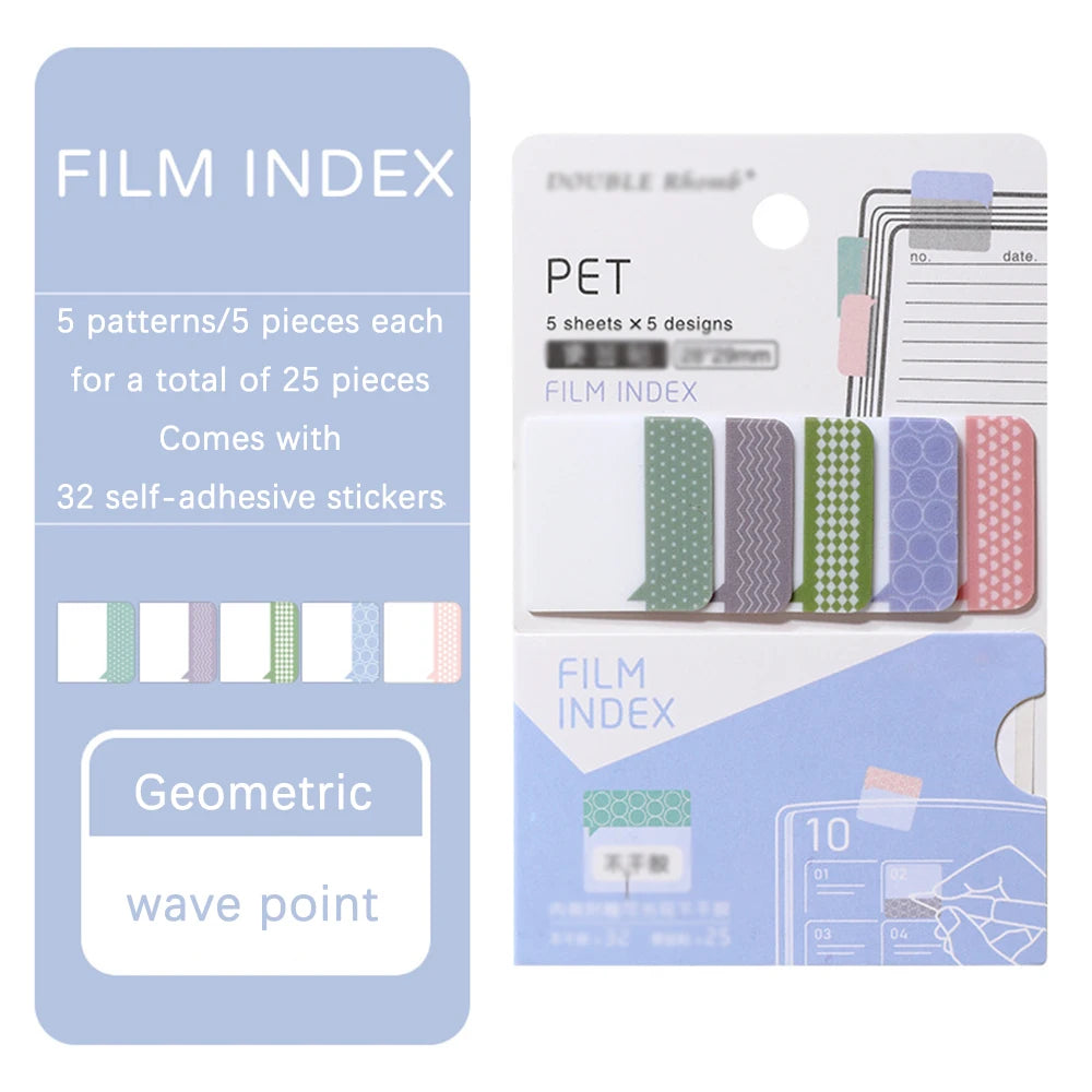 Cartoon Waterproof Convenient Index Student Cute Sticky Notes Office