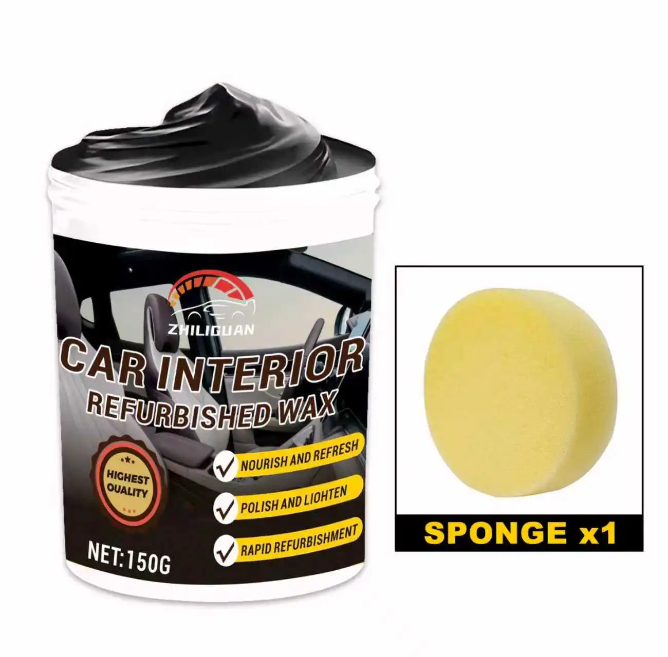 Car Plastic Repair Paste – Dashboard & Tire Restorer Wax