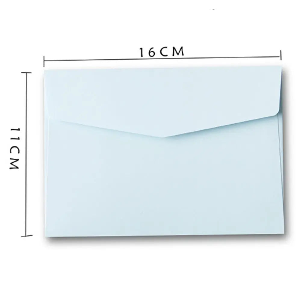 10pcs Mini Macaron Color Envelopes Blank High Appearance Macaron Color Greeting Cards Candy Color DIY Packing Envelope Peaceful Pleasures Health and Wellness
