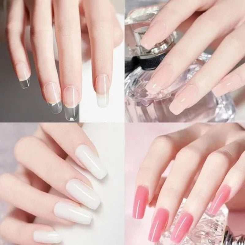 30ml Nail Extension Gel Nail Build Poly Nail Acrylic Gel UV LED Quick Extension of Crystal Model Painless Crystal Glue Peaceful Pleasures Health and Wellness