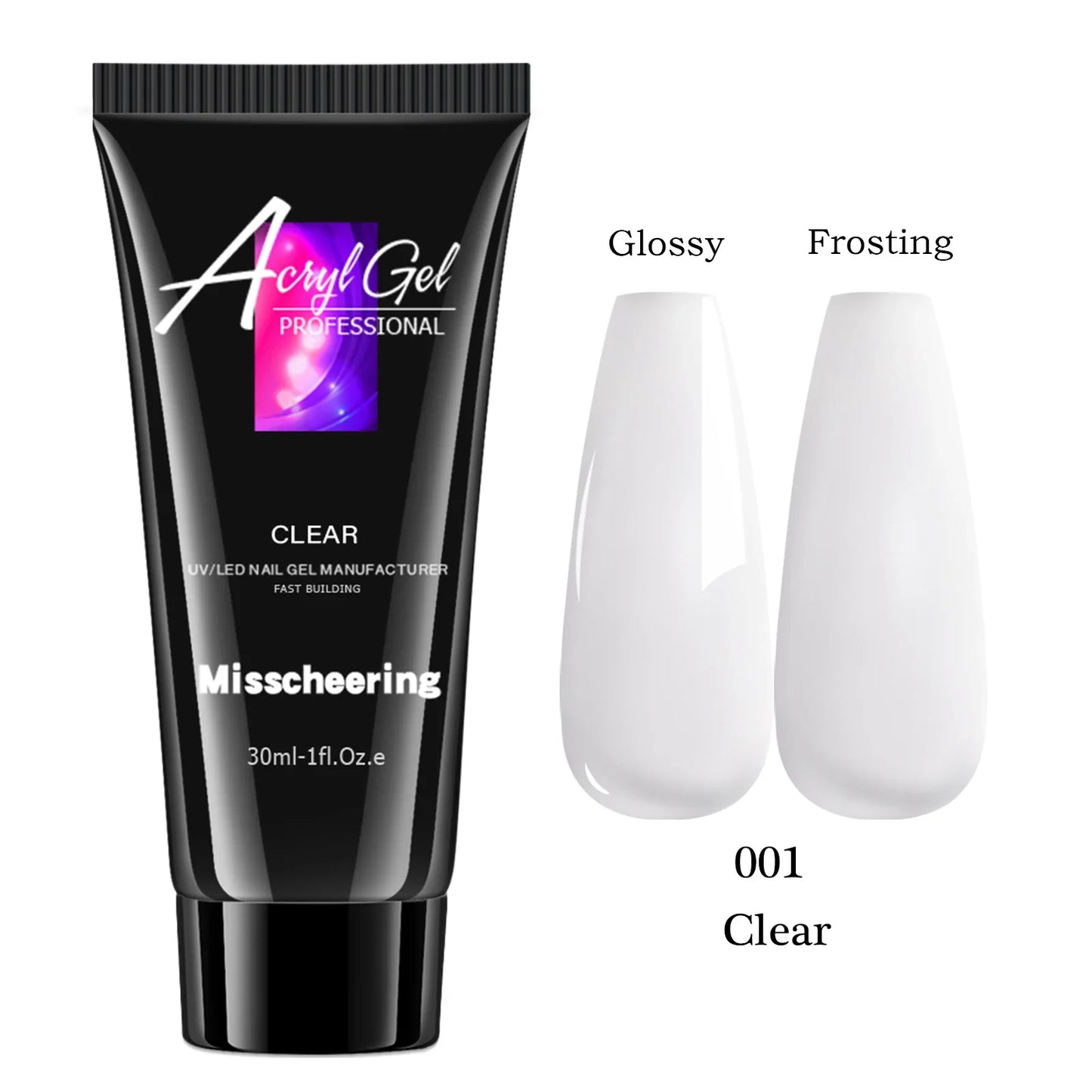 30ml Poly Nail Extension Gel UV/LED Builder – Solid Color