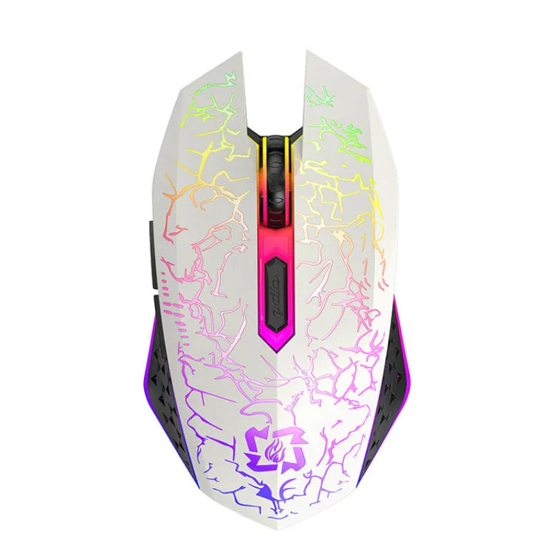 DIXSG Bluetooth 5.2 RGB Wireless Gaming Mouse – Dual-Mode, Silent
