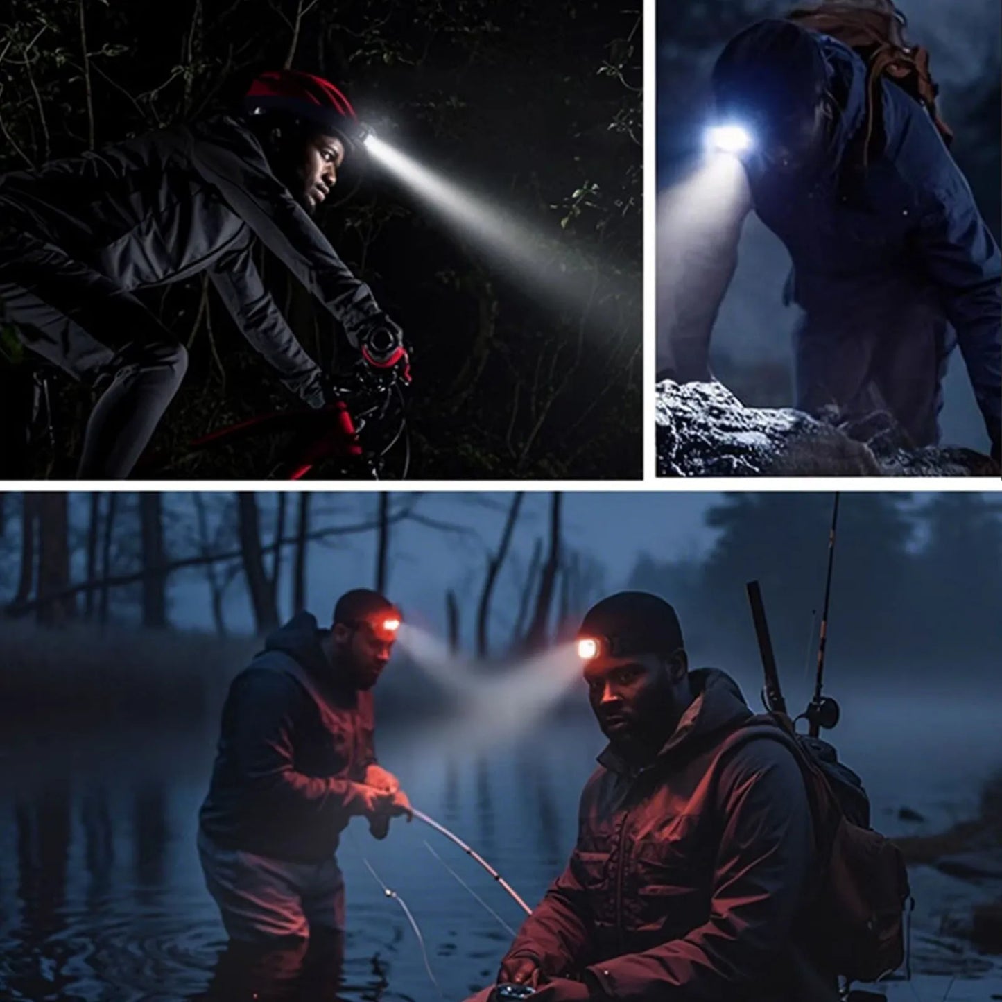Cap Visor Head Light with Mosquito Repellent COB ClipOn Cap Lights Long Runtime for Night Fishing Camping and Outdoor Work Peaceful Pleasures Health and Wellness