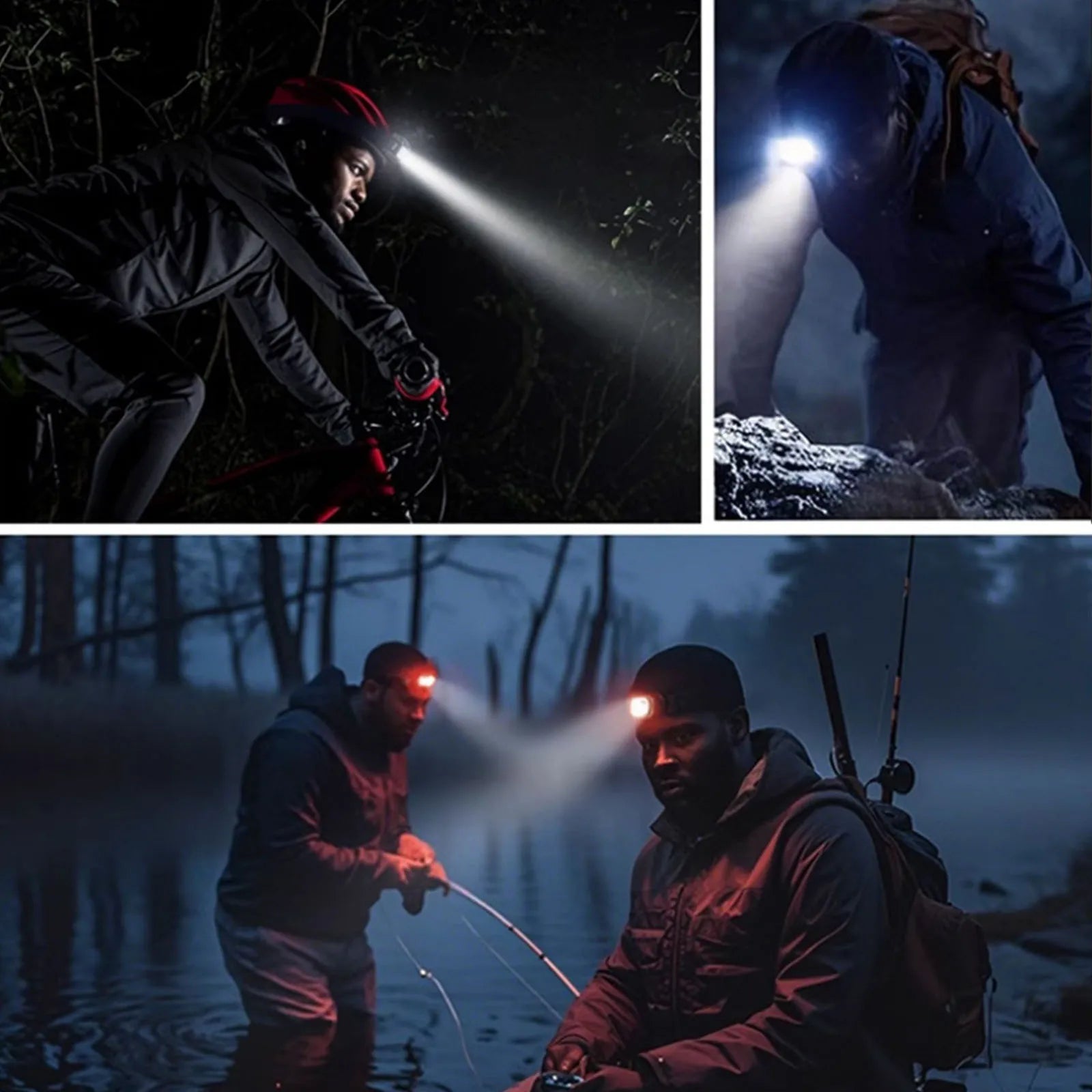 Cap Visor Head Light with Mosquito Repellent COB ClipOn Cap Lights Long Runtime for Night Fishing Camping and Outdoor Work Peaceful Pleasures Health and Wellness