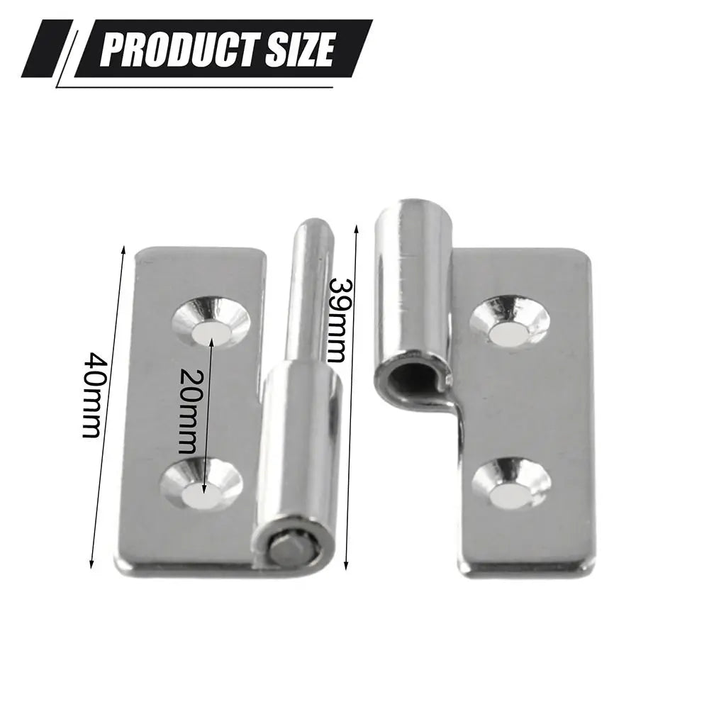 304 Stainless Steel Slip Joint Removable Hinge | Door & Cabinet