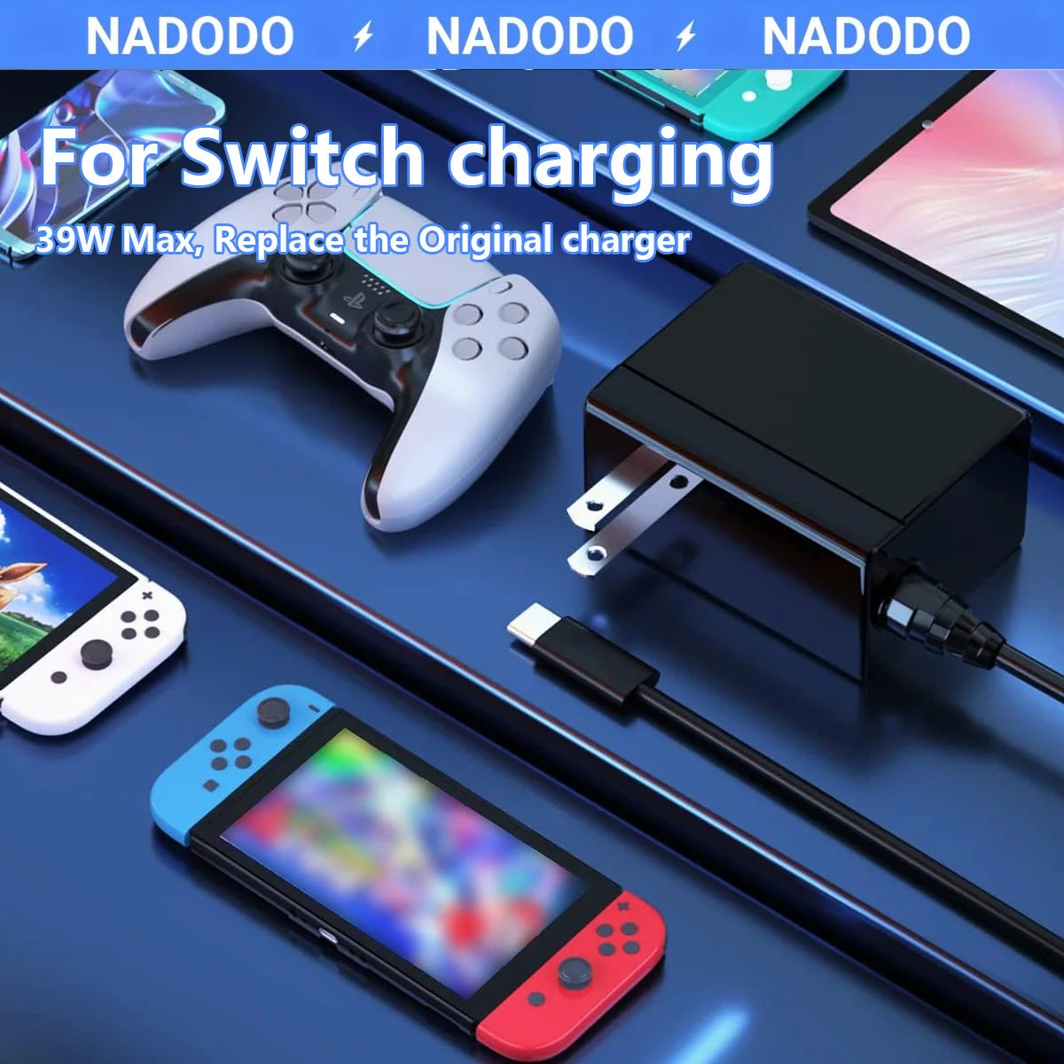 Nintendo Switch 39W Fast Charger AC Adapter – OLED & Lite