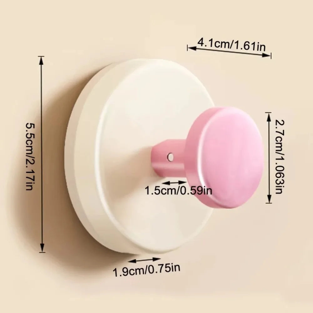 No-Drill Foldable Suction Cup Hook – Wall Towel Hanger