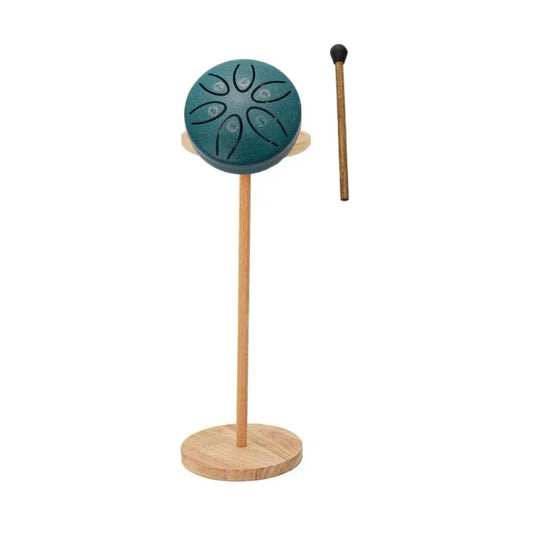Musical Instrument Accessories Ethereal Drum Hand Disc Stand Wooden Peaceful Pleasures Health and Wellness
