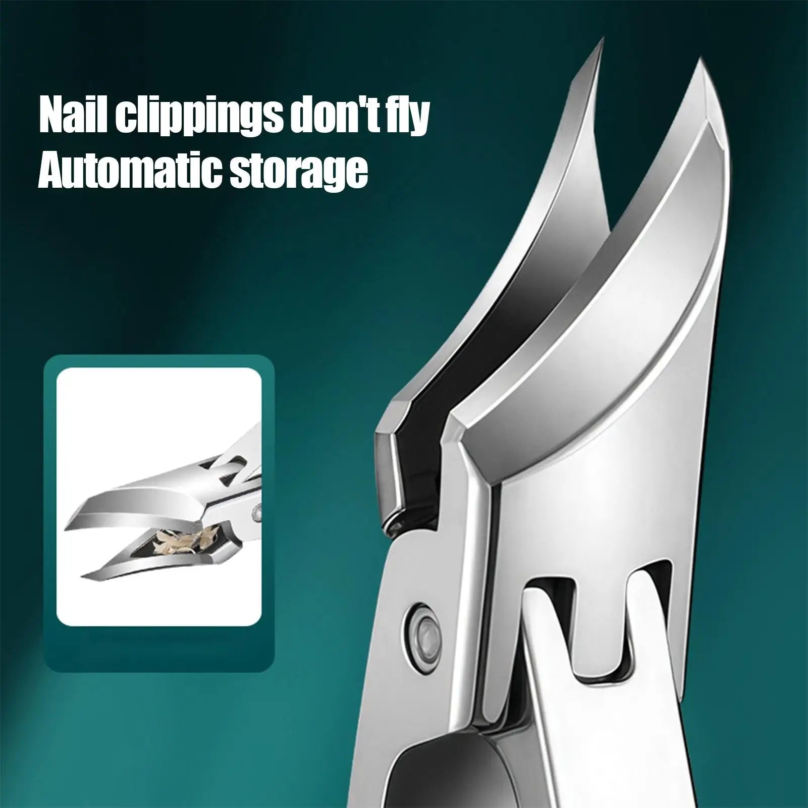 Heavy Duty Slanted Toenail Clipper for Thick Nails | Anti-Splash Toenail Clipper Peaceful Pleasures Health and Wellness