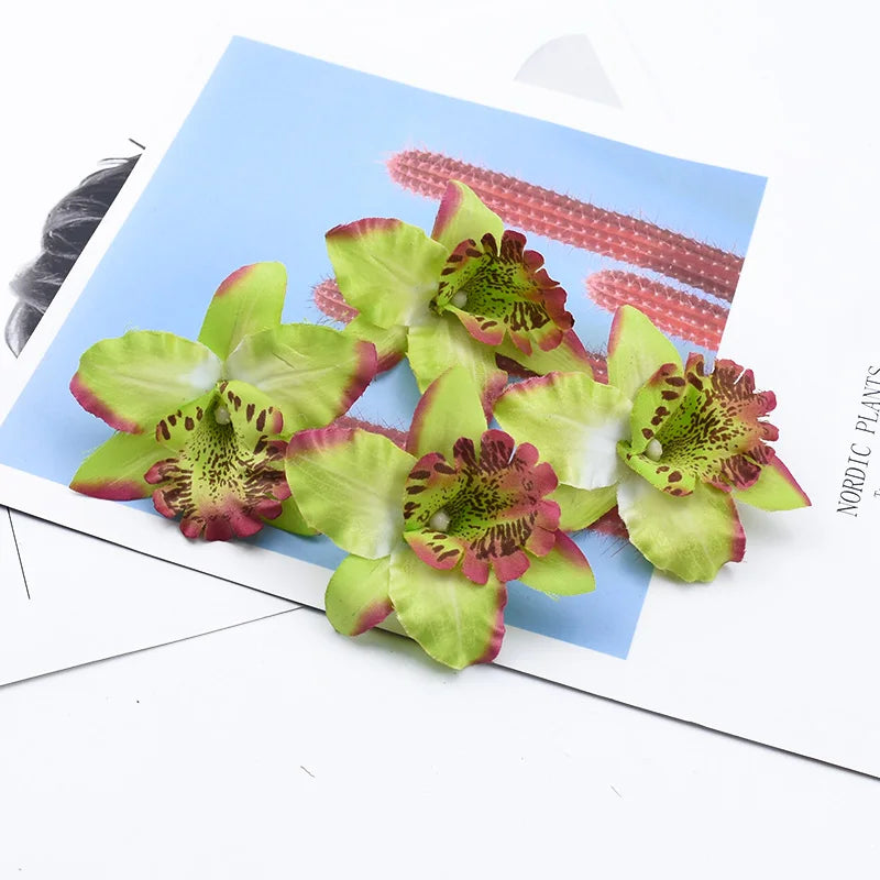 Artificial Butterfly Orchid Silk Flowers 15/30pcs – Wedding Decor