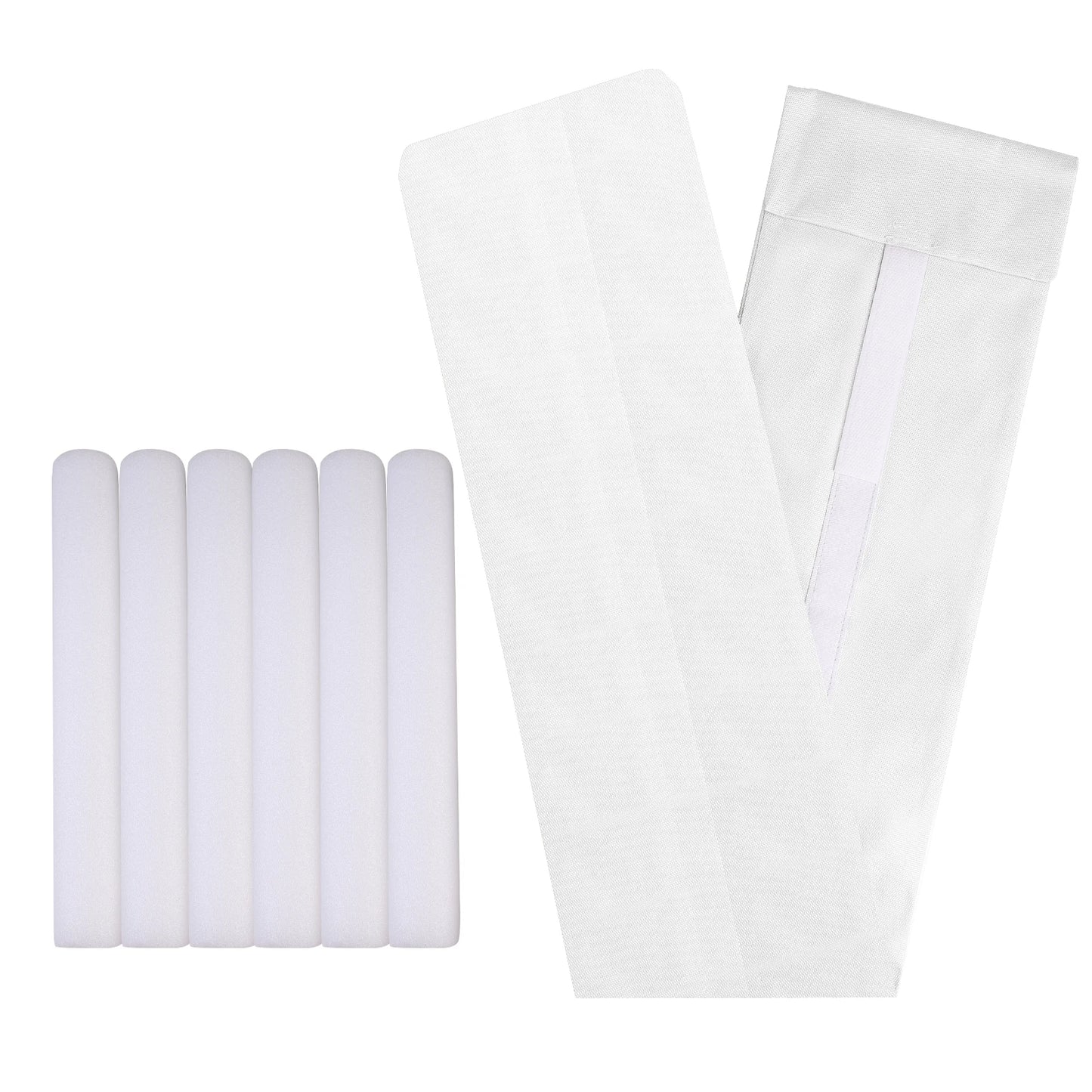 1x Windproof Seal Strip Draught Excluder Stopper for Door Bottom Guard Double Protector Adjustable Dustproof Blocker Gap Sealer Peaceful Pleasures Health and Wellness white 90CM 17CM