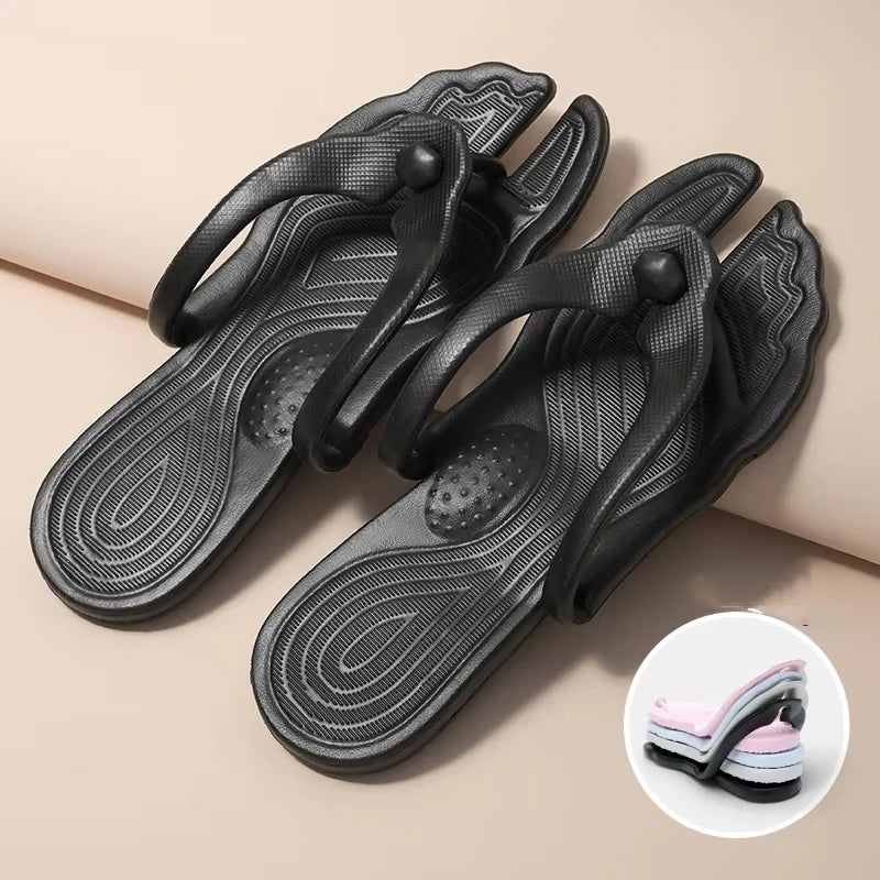 Foldable EVA Women's Massage Slippers – Lightweight Indoor Slides