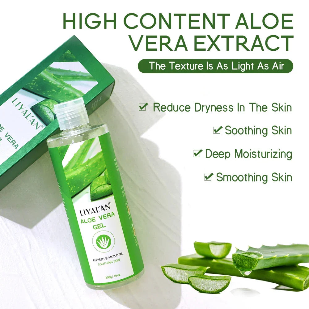 Aloe Vera Gel with Vitamin C – 300g Face & Body Moisturizer Peaceful Pleasures Health and Wellness