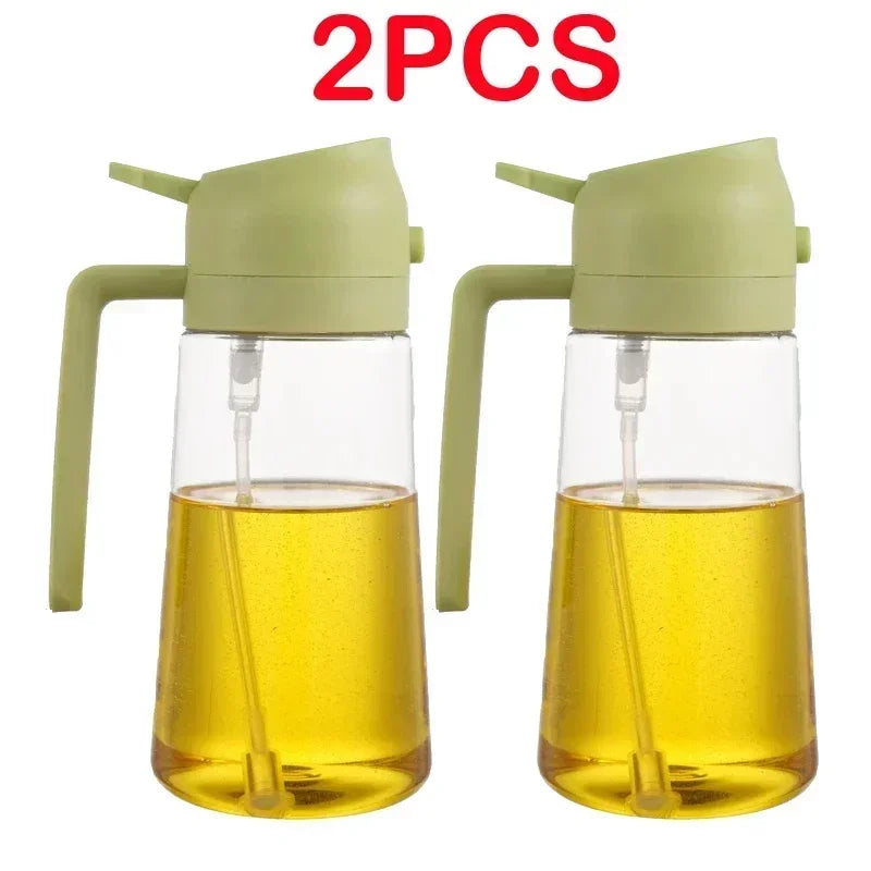 500ml Oil Spray Bottle for Kitchen, Air Fryer, BBQ & Camping