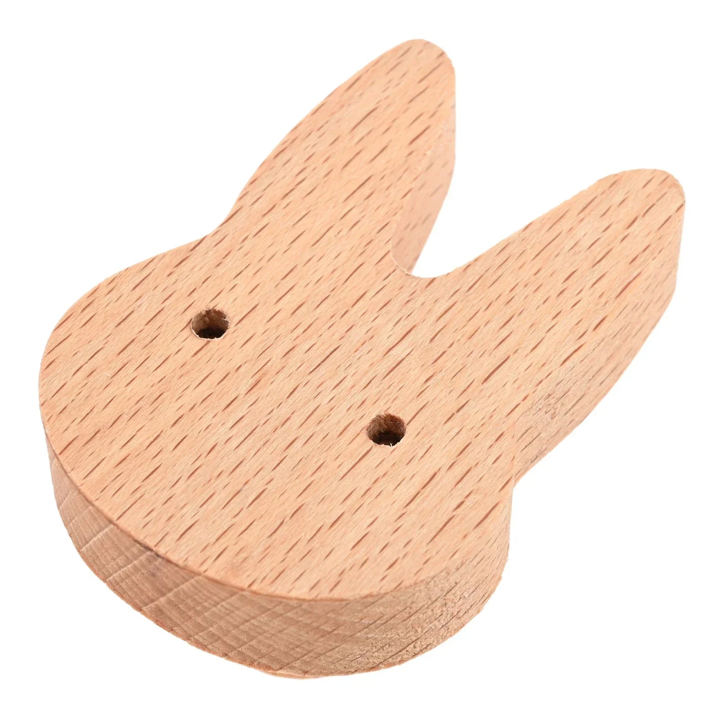 Cute Animal Wooden Cabinet Knobs & Drawer Handles w/ Screw