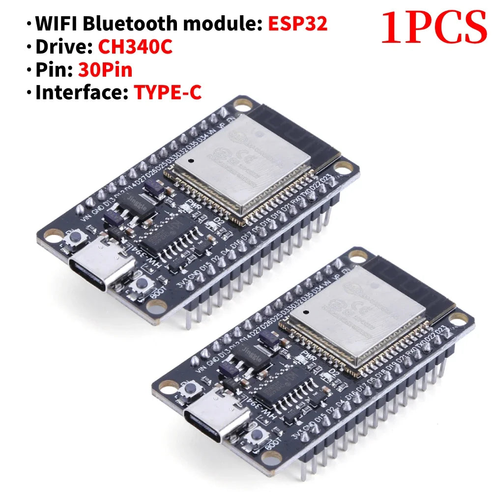 1-3Set E32 CH340C Development Board TYPE-C / Micro USB WiFi+Bluetooth Ultra-Low Power Consumption SPI Wireless Module Peaceful Pleasures Health and Wellness Type-C 2PCS