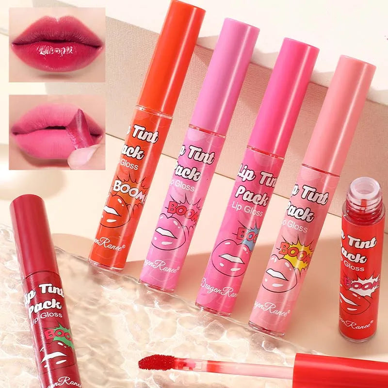 Dragon Ranee Peel Off Lip Stain – Rose Red Waterproof Matte