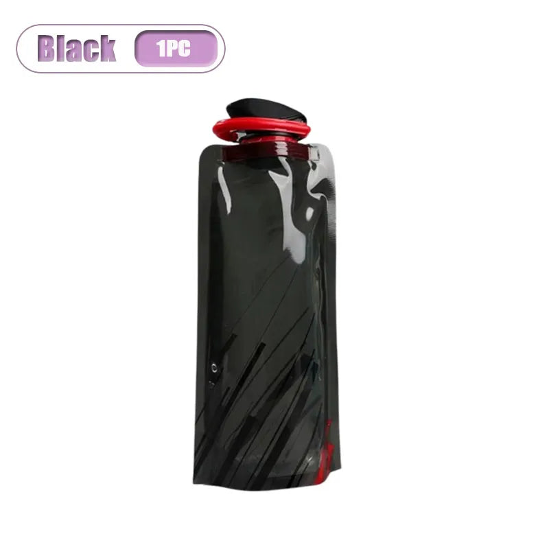 Collapsible Water Bag 700ml | Foldable Flask Hiking Camping