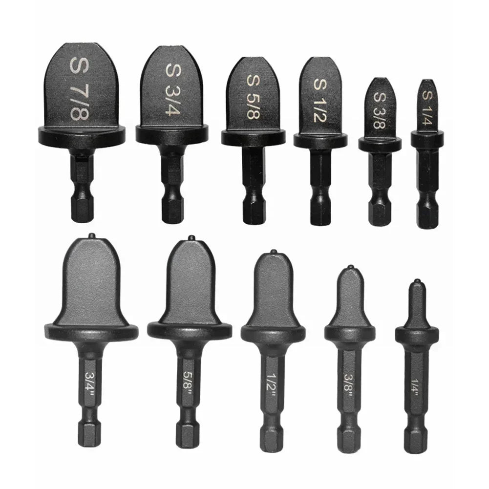 5/6/11PCS Tube Pipe Expander Copper Tube Hex Shank Pipe Expander for Air Conditione Pipe Flaring Takeover Repair Tool Peaceful Pleasures Health and Wellness Hexagonal 11pcs 1