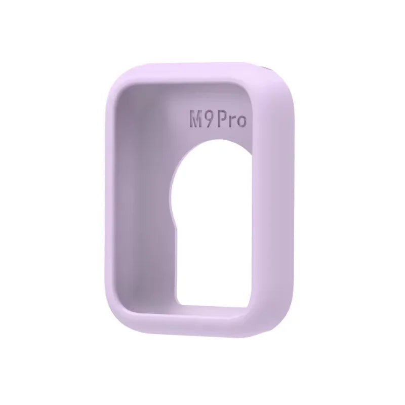 Silicone Case for Xiaomi Mi Band 9 Pro – Anti-Drop Cover Peaceful Pleasures Health and Wellness purple color