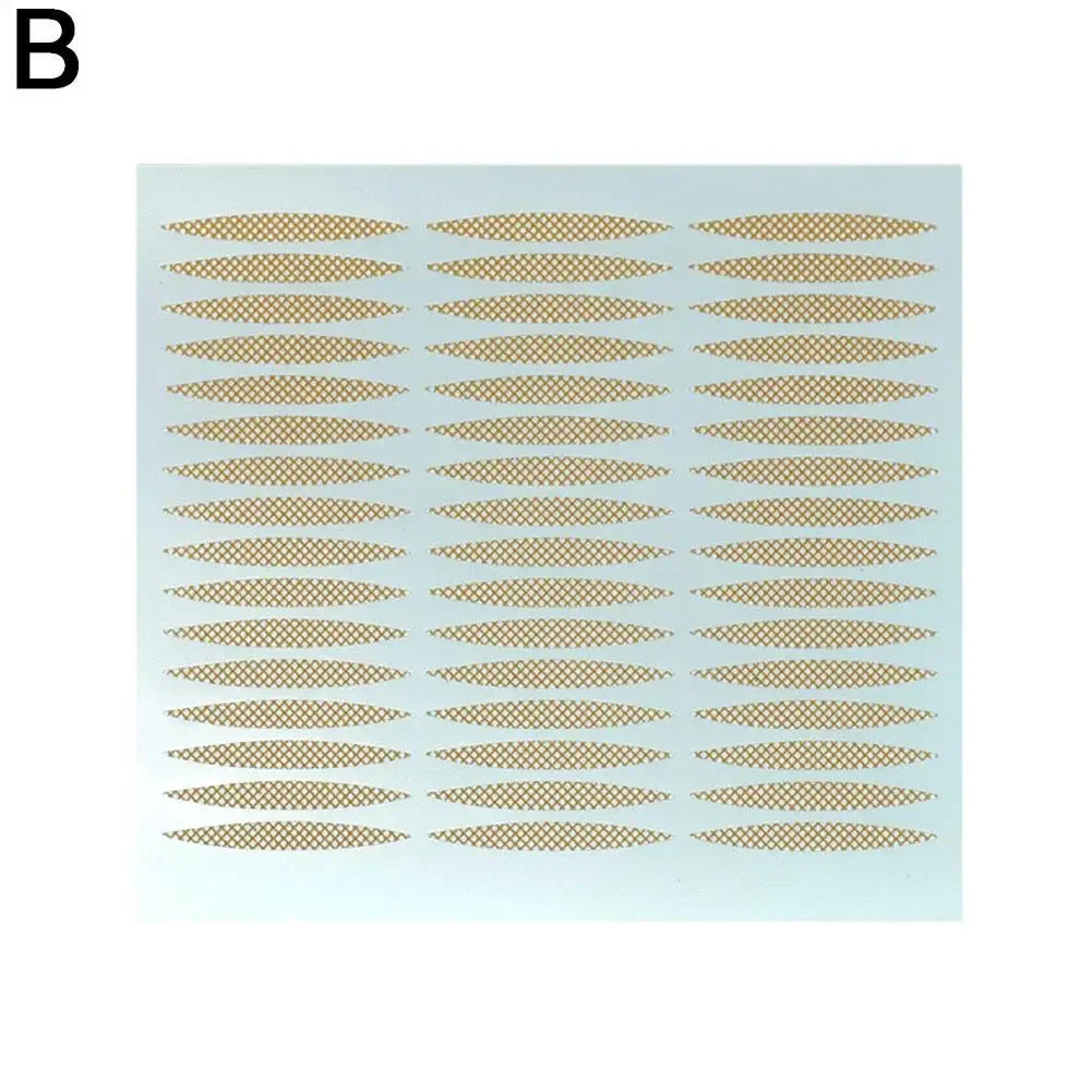 Invisible Lace Mesh Double Eyelid Tape – 48 Strips, Natural Look