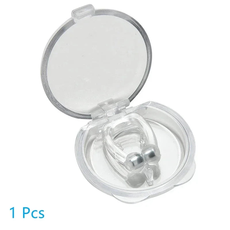 Magnetic Silicone Anti-Snoring Nose Clip – Sleep Aid Device Peaceful Pleasures Health and Wellness 1 Pcs