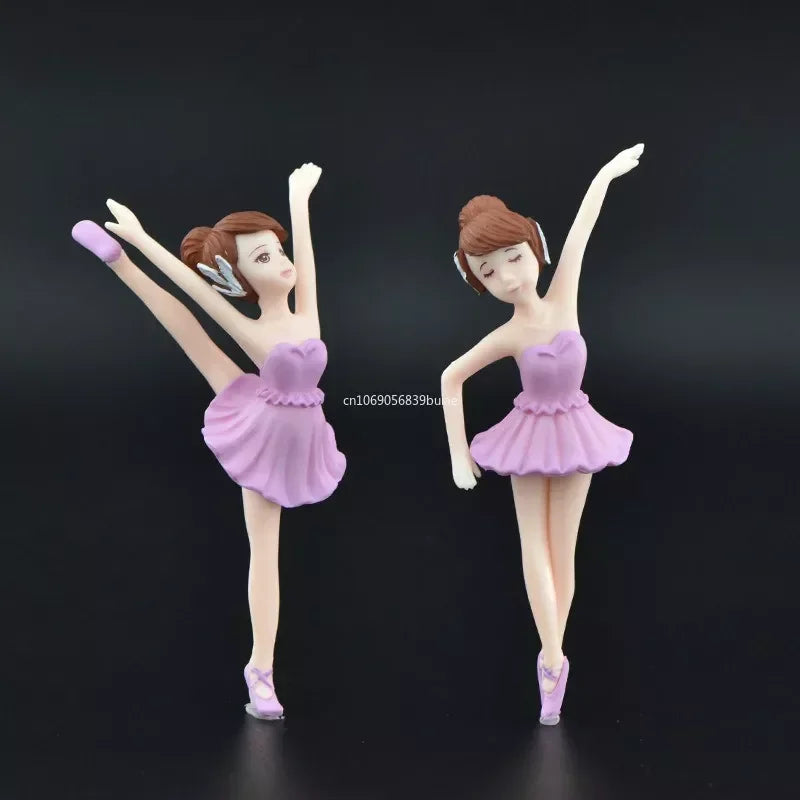 Miniature DIY Doll House Ornament Micro Landscape Garden Ornament Girls Figurines Ballerina Girls Micro Landscape Dancing Girl Peaceful Pleasures Health and Wellness