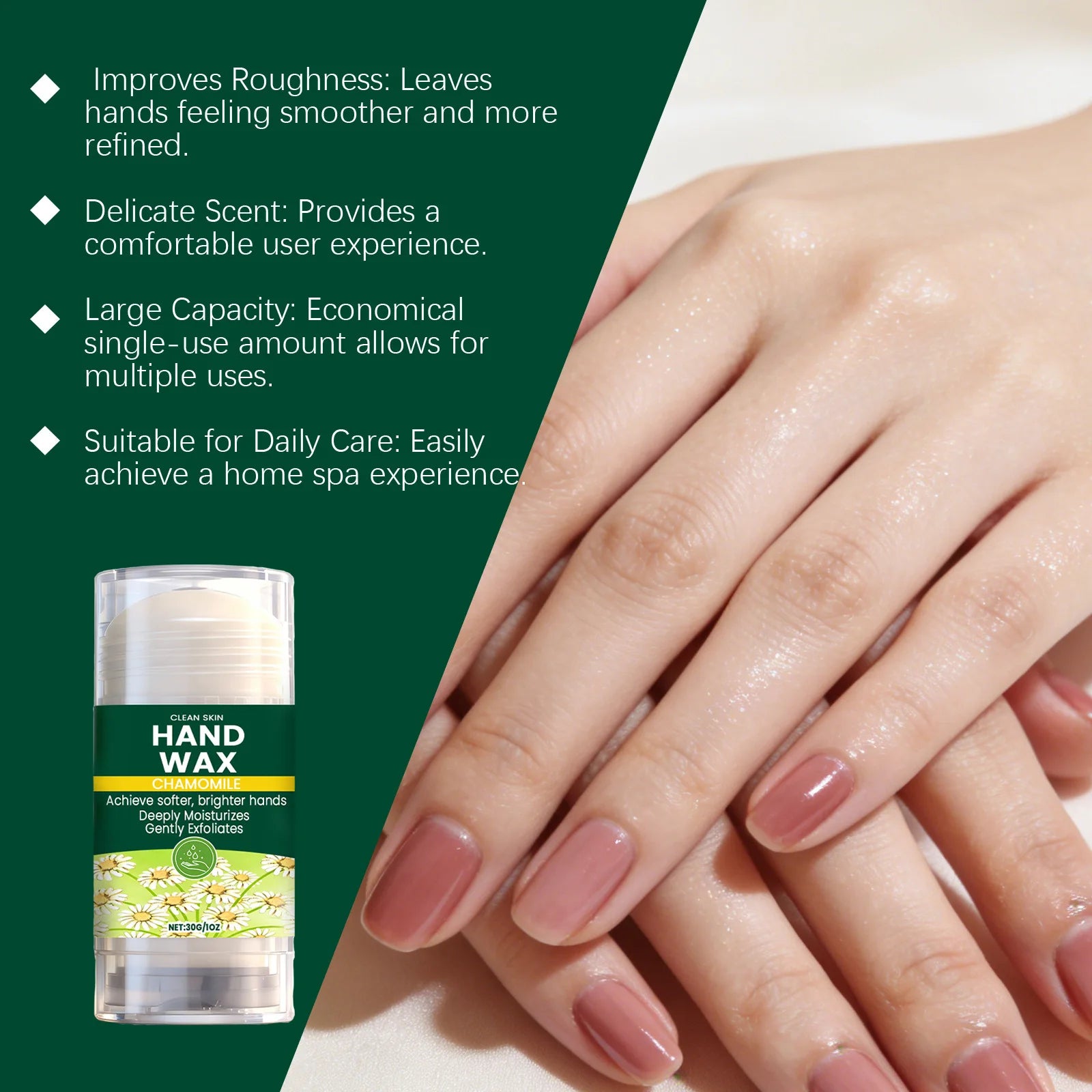 Chamomile Hand Wax Cream for Moisturizing & Repair Peaceful Pleasures Health and Wellness