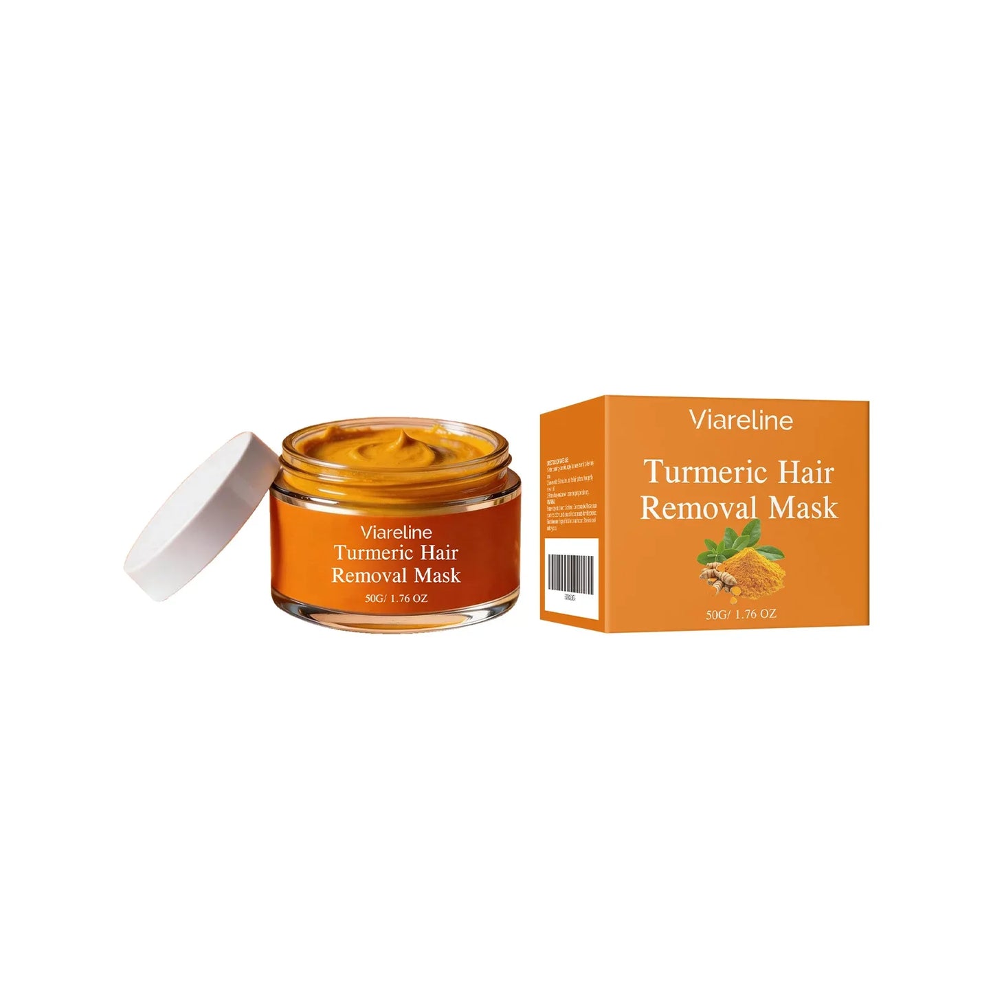 VIARELINE Turmeric Hair Removal Cream – Painless 50g