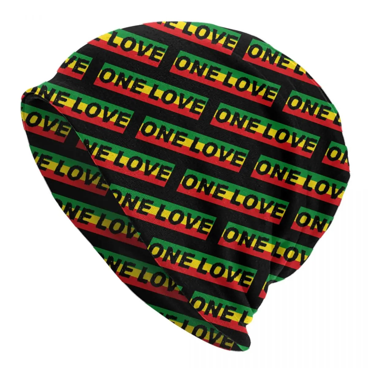 Jamaica Flag Knit Beanie Hat | Unisex Jamaican Pride Skull Cap
