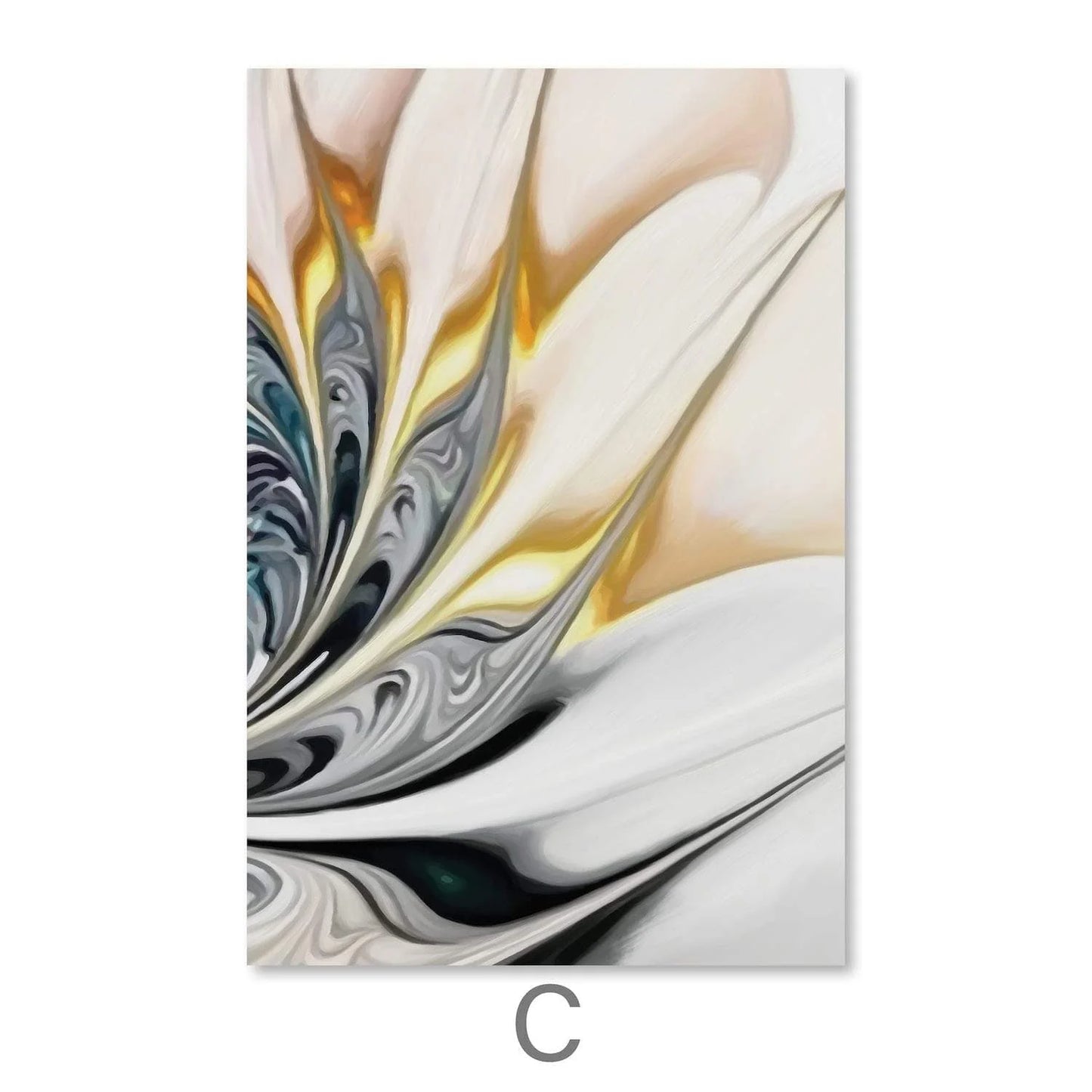 Abstract Swirling Beauty Canvas Wall Art | Modern Home Decor