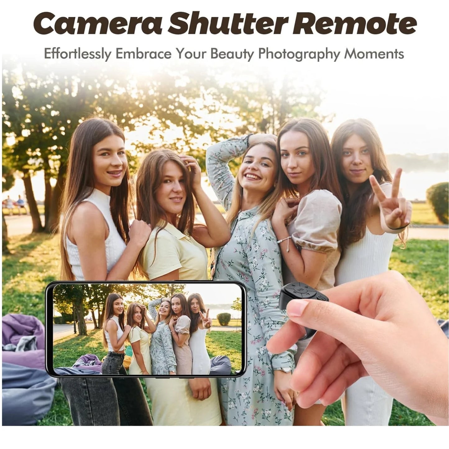 Bluetooth Scrolling Ring Remote for TikTok, Camera & Page Turn Peaceful Pleasures Health and Wellness