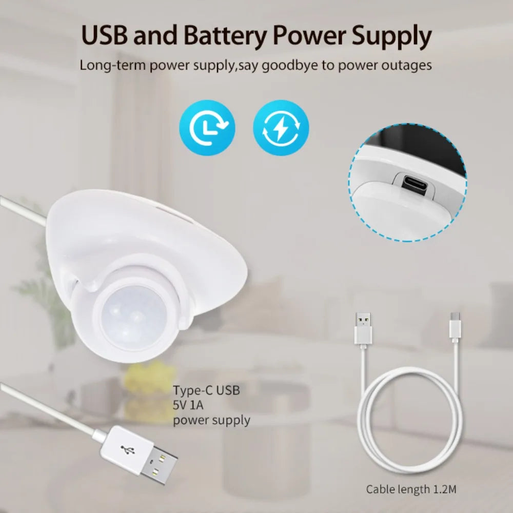 New Zigbee Mini PIR Motion Sensor Option Bright Light Vibration Detector Passive Infrared Security Burglar Alarm Detection Peaceful Pleasures Health and Wellness